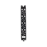 Panel Administrador de Cables Vertical para Gabinete FlexFusion™ de 42RU, Acepta Anillos en D, Anillos S1DR, S2DR y L; S1LR, S2LR, Color Negro