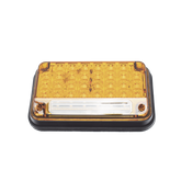 Luz de Advertencia de 7X4", Color Ambar, Con Luz de Trabajo, Ideal para Ambulancias