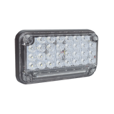 Luz de Advertencia de 7X4", Color Claro, Con Luz de Trabajo, Ideal para Ambulancias