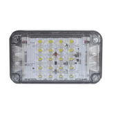 Luz de Advertencia de 7X4", Color Claro, Con Luces de Trabajo, Ideal para Ambulancias