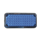 Luz de advertencia de 7x3", Color Azul, Ideal para ambulancias