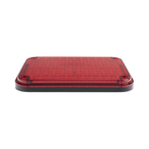 Luz de Advertencia de 9X7", Color Rojo, Ideal para Ambulancias