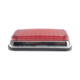 Luz de Advertencia de 6X4", Color Rojo, Ideal para Ambulancias