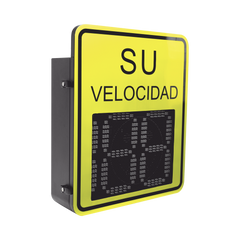 Radar Medidor de Velocidad de 3 Dígitos / Doble salida de Relevador / Tarjeta Micro SD / Puerto de red TCP IP / Detección de Exceso de Velocidad / Integración con Cámara.