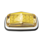 Luz de advertencia 8 X 4", Color Ámbar, IP67, SAE, Ideal para Ambulancias