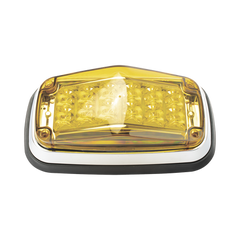 Luz de advertencia 8 X 4", Color Ámbar, IP67, SAE, Ideal para Ambulancias