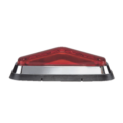 Luz de advertencia 8 X 4", Color Rojo, IP67, SAE, Ideal para Ambulancias