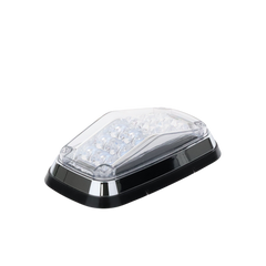 Luz de advertencia 8 X 4", Color Rojo / Claro, IP67, SAE, Ideal para Ambulancias