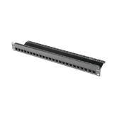 Patch Panel ZMAX with Jack UTP CAT6A 24 Port 1U Black