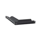 Patch Panel Z-MAX de 24 Puertos, Blindado, Precargado con Jacks Categoría 6A, Angulado, 1UR