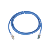 Patch Cord Z-MAX Cat6A UTP, CM, 2.13 Metros (7 Pies), Color Azul, Versión Bulk (Sin Empaque Individual)