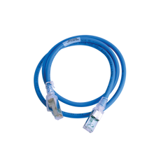 Patch Cord Z-MAX Cat6A S/FTP, CM/LS0H, 3ft, Color Azul, Versión Bulk (Sin Empaque Individual)