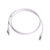 Patch Cord Z-MAX Cat6A S/FTP, CM/LS0H, 1.52 Metros (5 Pies), Color Blanco, Versión Bulk (Sin Empaque Individual)