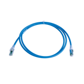 Patch Cord Z-MAX Cat6A S/FTP, CM/LS0H, 5ft, Color Azul, Versión Bulk (Sin Empaque Individual)