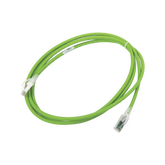 Patch Cord Z-MAX Cat6A S/FTP, CM/LS0H, 2.13 Metros (7 Pies), Color Verde, Versión Bulk (Sin Empaque Individual)