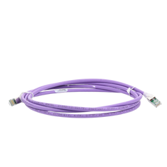 Patch Cord Z-MAX Cat6A S/FTP, CM/LS0H, 7ft, Color Violeta, Versión Bulk