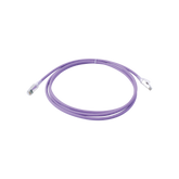 Patch Cord Z-MAX Cat6A S/FTP, CM/LS0H, 2.13 Metros (7 Pies), Color Violeta, Versión Bulk