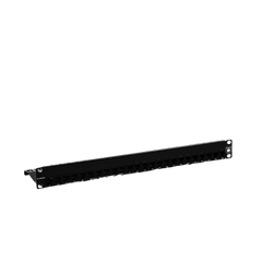 Patch Panel Z-MAX, de 24 puertos, Modular (vacío), Plano, 1UR