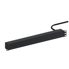 PDU ES2P Básico para Distribución de Energía, Enchufe de Entrada NEMA L6-20P, Con 12 Contactos C13, Instalación Horizontal de 19in, 1UR, 20 Amp, 220 Vca