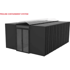 Puertas Selladas Express / Sistema de Contención ProLine / Pasillo 48-78 Pulgadas / Montaje Magnético sin Herramientas / Policarbonato y Acero / Negro RAL 9005
