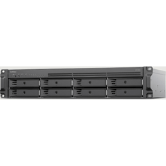 Rack NAS 2U / 8 Bahías / AMD Ryzen V1500B 2.2 GHz / 2.5GbE / M.2 NVMe / Escalable a 12 Bahías