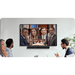 Barra de Videoconferencia todo en uno SmartVision 40 de Yealink para Salas de Conferencia Pequeñas y Medianas con IA y Seguimiento de Voz