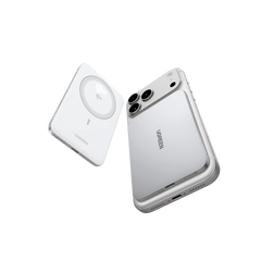 Power Bank Magnético Inalámbrico / 5000 mAh / 20W USB-C PD3.0 + 15W Carga Inalámbrica / Compatible MagSafe y Qi / Diseño Ultrafino 8.6 mm (0.3 in) / Carga Simultánea Cable + Inalámbrica / Baterí