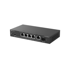 Switch Administrable Capa2 PoE+ con 5 puertos Multi-Gigabit 2.5Gb, hasta 70w PoE