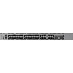 Switch 10G / 24 Puertos SFP+ 1G/2.5G/10G / 8 Puertos SFP28 10G/25G / 2 Puertos QSFP+ 40G / Capacidad 1040 Gbps / Reenvío 773.76 Mpps / CPU Quad Core ARMv8 Cortex-A72 / 4 GB SDRAM / 64 Mbit Buffer / Línea Cybrey
