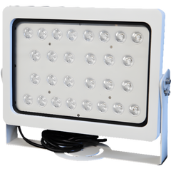 Lampara IR de Luz Estroboscópica / Luz LED Alta Potencia / 28 Lámparas LED / Cuerpo de Aleación de Aluminio / Vidrio Templado / IP66