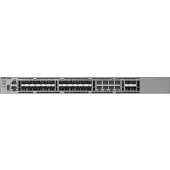 Switch Ethernet 10GE / 24 Puertos 1GE SFP + 4 Puertos 1GE/2.5GE/10GE SFP+ / Capacidad 128 Gbps / Reenvío 95.232 Mpps / CPU Quad Core ARMv8 Cortex-A72 / 1 RU / Alimentación Redundante / VSU / Capa 3 / Línea Cybrey