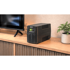 UPS de 1,000VA/600W / Topología Línea Interactiva / Entrada y Salida 120 Vca / Clavija NEMA 5-15P / 6 Tomas NEMA 5-15R