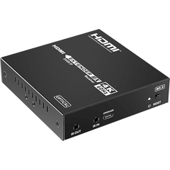 Receptor HDMI sobre IP | 4K60Hz | Fibra Óptica 40 km (24.85 mi) | 18 Gbps | HDMI 2.0 | HDCP 1.4/2.2 | IR | Protección ESD
