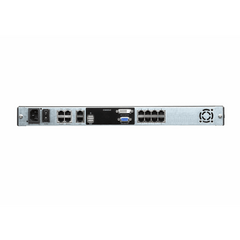 CONSOLA LCD DUAL RAIL CON SWITCH KVM POR IP INTEGRADO MULTI-INTERFAZ | CAT 5 DE 8 PUERTOS DE 1 CONSOLA LOCAL Y 1 CONSOLA REMOTA