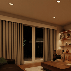 Lumaris Tunable White Recessed Downlight / 6 PULGADAS Canless / 1800 K - 4000 K CCT / 8.5 W / 800 Lumens / Flicker-Free Dimming 100% - 0.1% / Clear Connect - Type X Wireless