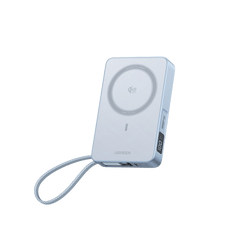 Powerbank Magnético Inalámbrico / 10000 mAh 36 Wh / 30W USB-C PD3.0/PPS/UFCS + Cable Integrado 60W / Carga Inalámbrica 25W Qi2.2 MPP / Magnético 8N / Pantalla LED / 254 g