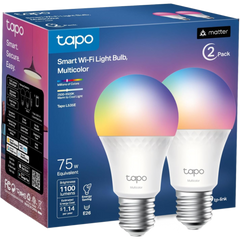 KIT 2 Focos Smart Wi-Fi Light Multicolor / 1100 Lúmenes (brillo máximo) / 16 Millones de Colores / Temperatura de Color 2500-6500K / Matter Compatible / 9.5W