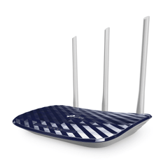 Router Inalámbrico doble banda AC, 2.4 GHz y 5 GHz Hasta 733 Mbps, 3 antenas externas omnidireccional, 4 Puertos LAN 10/100 Mbps, 1 Puerto WAN 10/100 Mbps