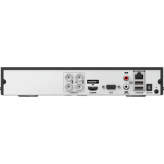 DVR 4 Canales TURBOHD + 2 Canales IP / 5 Megapixel Lite - 3K Lite / Audio Bidireccional / ACUSENSE (Evista falsas alarmas) / 1 Bahía de Disco Duro / Salida de Video en Full HD