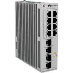 Switch Industrial eKit / 8 Puertos Gigabit + 2 SFP + 2 SFP+ / Montaje en Riel DIN / Fuente Redundante 1+1 : 9.6 a 50 VCD / Libre de licenciamiento / Gestión gratuita desde la Nube