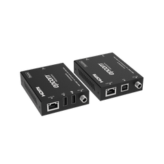 Extensor HDMI | Soporta KVM | Transmisión hasta 100 m | Cable CAT6 | 1080P@60Hz | Copia EDID automática | Sin compresión ni retraso | PoC