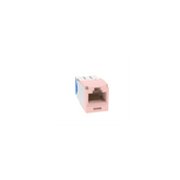 Conector Jack RJ45 Estilo TG, Mini-Com, Categoría 6A, de 8 posiciones y 8 cables, Color Rosa