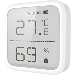 (AX PRO) Detector de Temperatura y Detector de Humedad Inalámbrico / 2.7" de Tamaño / Uso en Interior / Rango de Detección desde -35°C hasta 99°C