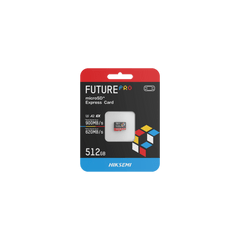 Tarjeta microSD Express 512G / 900 MB/s Lectura / 620 MB/s Escritura / PCIe Gen 3x1 + NVMe / U3 A2 EX / Compatibilidad UHS-I UHS-II