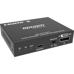 Extensor de Video DP y HDMI | Convertidor Combo DisplayPort / HDMI | Extracción de Audio | Hasta 8K30 | 4K120 | HDCP 2.3 | Múltiples Formatos de Audio | HDR10