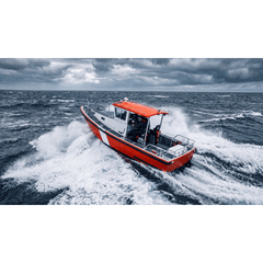 Radio Móvil Marino VHF / 25W / IPX4 / DSC Clase D con GPS / Pantalla LCD / Blanco