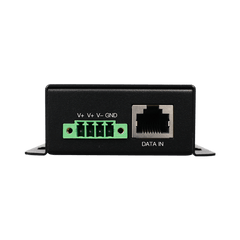 Inyector PoE Industrial / Ideal para Aplicaciones Solares / Entrada 9-32 Vcc / Salida PoE pasivo 24V / Conexión plug and play / Ideales para Enlaces Inalámbricos (Ubiquiti, Cambium, Mimosa, MikroTik)