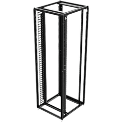 Organizador Vertical de Cables para Rack 45 UR (79 in) / Acero Negro RAL 9005 / Sección 95x208 mm (3.7x8.2 in) / Capacidad 726 Cables / Dedos cada 1.75 pulg / ProLine S1 HOFFMAN