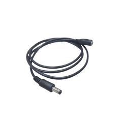 Cable con Conector Macho ahembra (Pigtail) | Forro negro | Alimentación para Vcc | Polarizado | Largo 1 metro | Calibre 22AWG.