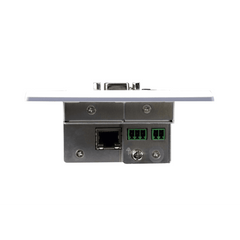 Transmisor HDBaseT | HDMI y VGA | Placa de Pared US / PoH (4K a 100 m) | (HDBaseT Class A) (PoH PD)